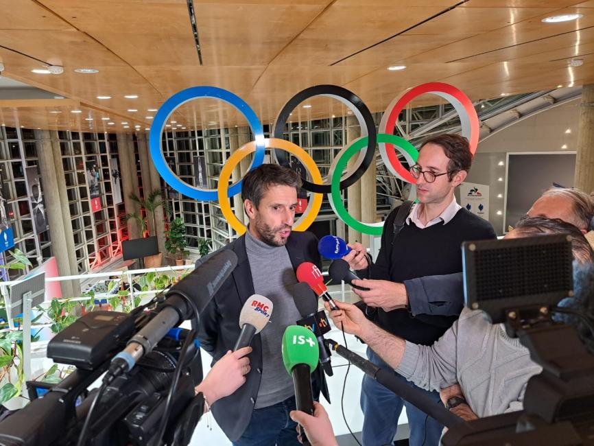 Tony Estanguet et son équipe terminent leur parcours sans avoir raté une porte