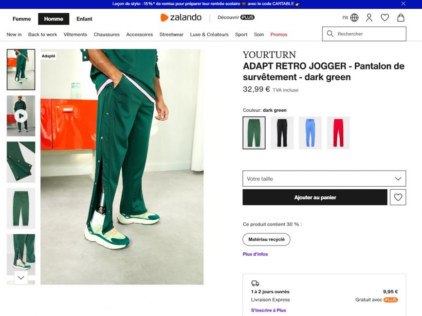 Zalando : 2ème trimestre 2024