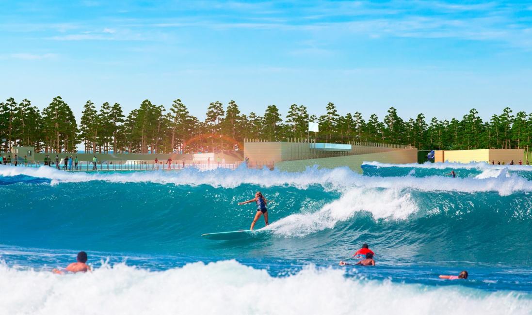 Le parc à thème landais dédié au surf se relance en plein JO