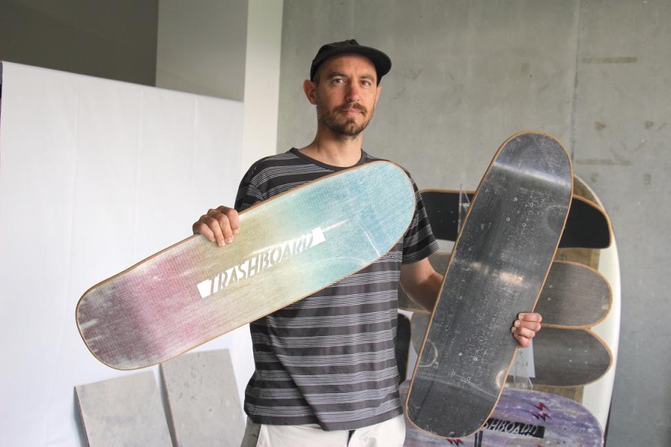 Trashboard ne compte pas se limiter aux rampes avec ses skates en carton