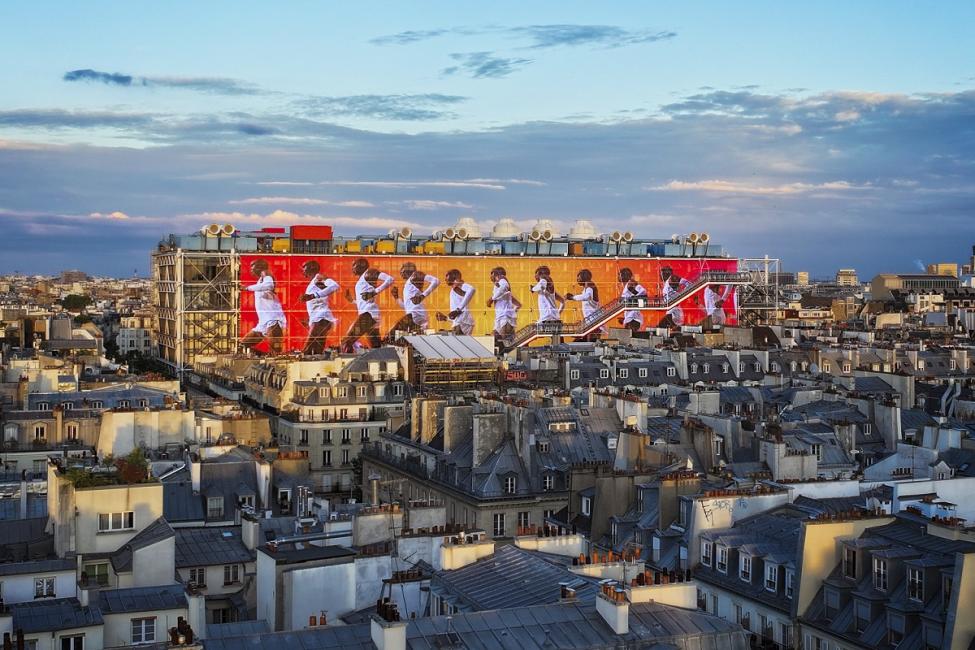 Nike s'offre le Centre Pompidou le temps des JO